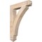 Ekena Millwork Thorton Arts & Crafts Smooth Bracket, Douglas Fir, 3 1/2"W x 20"D x 28"H BKT04X20X28THR03SDF - alternate 1